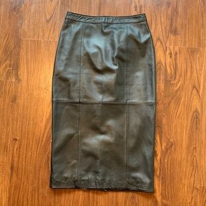 ASOS // Leather Pencil Skirt // 4